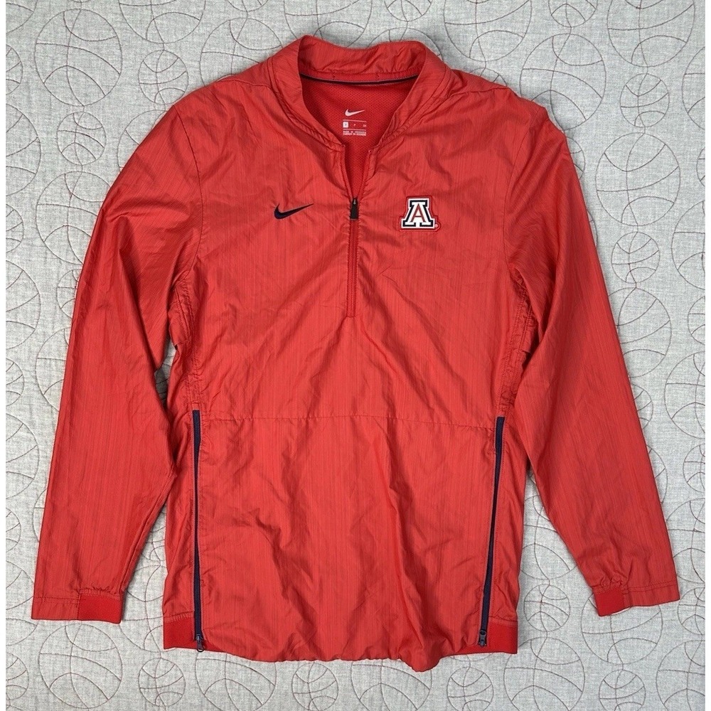 Nike Half-Zip Jacket Red Arizona Wildcats Sideline / Men's Small